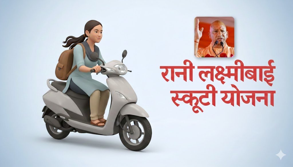 रानी लक्ष्मीबाई फ्री स्कूटी योजना 2026 स्कूटी वितरण कार्यक्रम रानी लक्ष्मीबाई फ्री स्कूटी योजना 2026 के तहत छात्राओं को स्कूटी वितरण