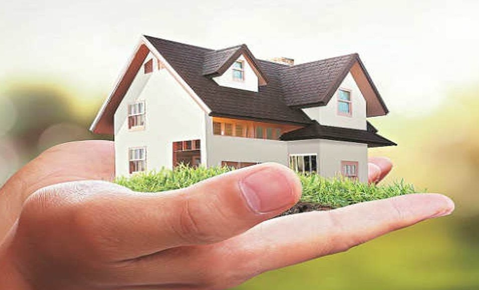Home Loan home loan interest rate concept showing house, EMI calculation and bank loan process in India