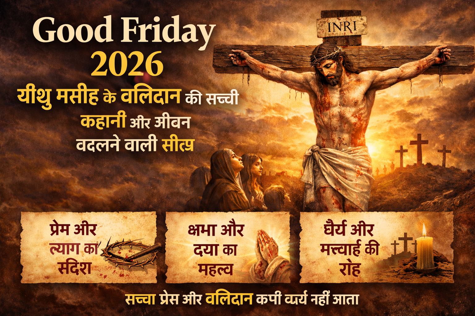 Good Friday यीशु मसीह के बलिदान की सच्ची कहानी और जीवन बदलने वाली सीख