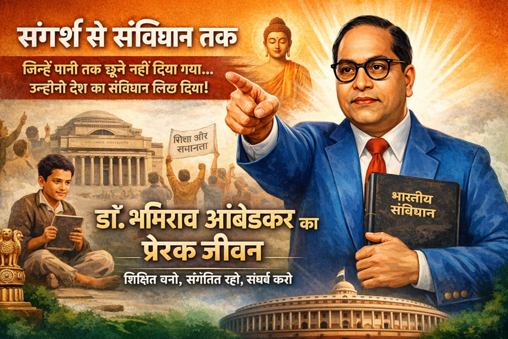 डॉ भीमराव आंबेडकर प्रेरक जीवन कहानी