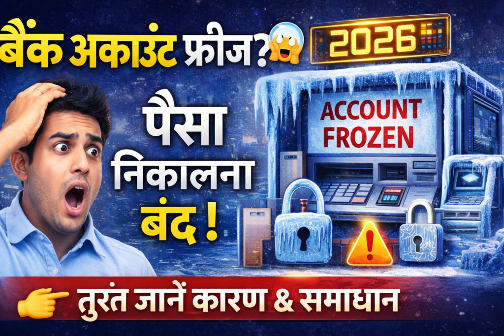 bank account freeze problem 2026